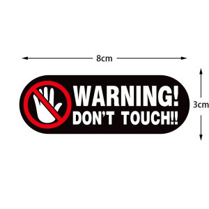 Dont Touch My Bike Warning Sticker Vinyl Reflective Waterproof Road Mountain Bicycle Frame Decal Cycling Decor Accessories