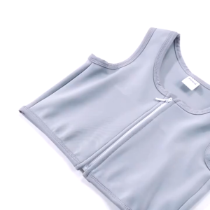 Bandage Chest Binder Front Zipper Short Breathable Breast Binder Binder 3 Colors Cosplay