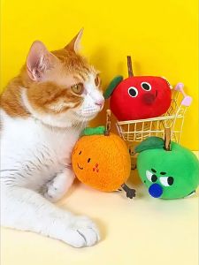 ZEZE Mainan Kucing Lollipop Silvervine Plush Toy with Catnip 木天蓼玩具洁齿猫薄荷逗猫棒