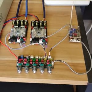 VOKTTA Diyfire ZK-3002B Bluetooth 5.3 Digital Amplifier Board High Power 300WX2 Stereo 2.0 Dual Channel TPA3255