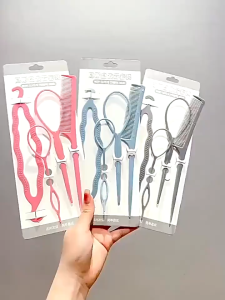 Set Sisir Styling Rambut 4 in 1 Alat Styling Sanggul Konde Kepang Rambut Sisir Rambut Salon 4in1 DMO R30