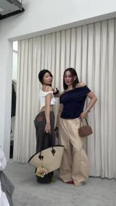 LOONNYSTORE - Knot Me Baby Top - เสื้อปาดไหล่