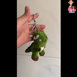 Móc khóa thú bông móc khóa khủng long ngộ nghĩnh dễ thương mềm mại dùng treo balo túi xách treo móc khóa PKTTS05