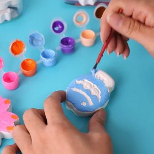 Mamibayi Diy Melukis Boneka Gypsum Painting Kit Mainan Gypsum Painting Edukasi Anak