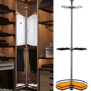 Rotating Storage Rack 360 Degree Triple Layer