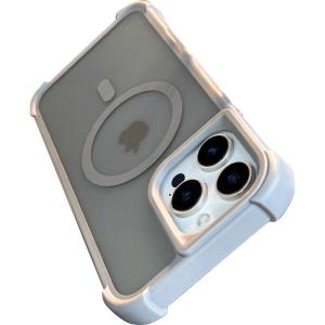 DAIMANG | Anti-Shock Full-Edge Thickened Transparent Matte Protective Case for iPhone 15 Pro 16 Pro Max 13 12 14