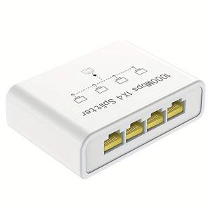 Bộ Chuyển Mạch Gigabit Ethernet Bộ Chia Tín Hiệu RJ45 Bộ Mở Rộng Mạng LAN 1000Mbps Bộ Kết Nối Mạng 1 Đến 2/3/4 Cho Bộ Định Tuyến Hộp Máy Tính Xách Tay Cat5/5e/6 Tương Thích