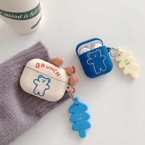 CrashStar เคสซิลิโคน AirPods พร้อมจี้สำหรับ AirPods Pro 2/4, ความละเอียด 5.9 มม, สีมะนาวรอบเป็นมิตร