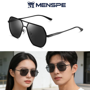 MENSPE Men Women Sunglasses Large Frame Double Beam Sunglasses TAC Polarized Sunglasses Fashion Sunglasses Driving Glasses SunglassesUV400 Protection Clean Vision for Men Women