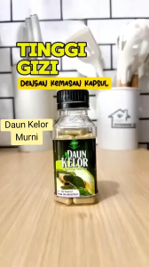 Obat Alami untuk Sakit Perut – Solusi Herbal untuk Pencernaan Sensitif - Ekstrak Daun Kelor 60 Kapsul BPOM