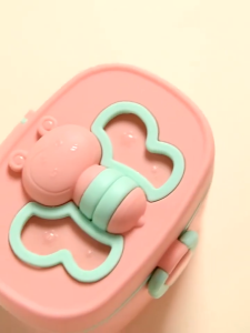 Baby Milk Storage Canister 410ml Airtight Powder Container withMeasuring Scoop for Formula Travel