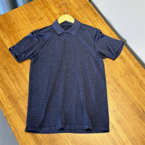 Mens Summer High Performance Quick Dry Sweat Absorbent T-Shirt Casual Sports Short Sleeve POLO Shirt with Lapel