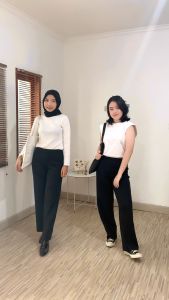 MyYoora Premium Basic Cullotes: Celana Kulot Panjang Wanita