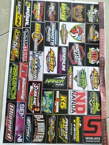 STIKER SOUNDSYSTEM JUMBO UKURAN 31cmX47cm | STIKER PACK ISI 37 | STIKER MURAH 1 LEMBAR