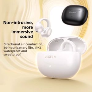 Green Alliance S3 Bluetooth Wireless Ear Clip Sports Running Earphones Compatible with Apple Huawei Xiaomi Non-In-Ear Design