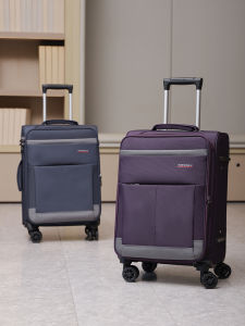 Durable Thickened Oxford Cloth Luggage Bag Large Capacity 24 Inch Canvas 28 Inch 26 Inch Roller Suitcase for Travel And Business