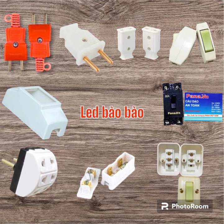 thiết bị điện gia đình công tắc , phích cấm , cầu dao, cầu trì an toàn ...