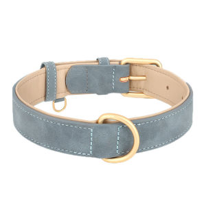 JINLINGJIE | Choking Prevention Dog Collar Double Layer Leather