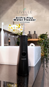 Pensonic Livelle BriPro Plus Cordless Water Flosser 300ML WFP82501MB - 5 modes 300ml tank 1400 pulses per minute.