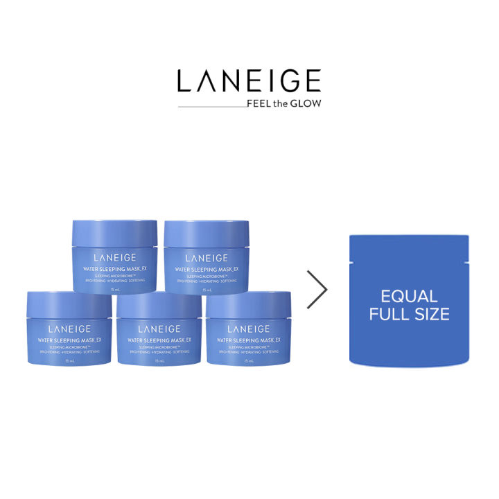 LANEIGE Water Sleeping Mask EX (75ML=15MLX5PCS) 5TH, EXP20252026