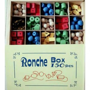 Mainan Edukasi Meronce Bentuk Isi 150 Buah