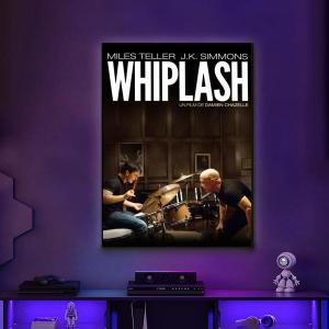 Whiplash Classic Movie Poster Versatile HD Waterproof Wall Art Self-Adhesive Decor for Any Space Ideal Gift