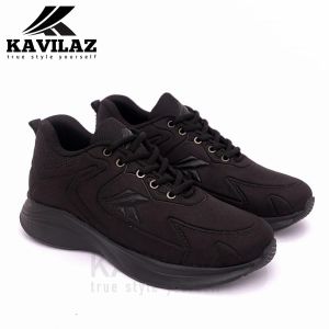 sepatu sekolah hitam polos pria wanita kasual formal kerja olahraga outdor size 36-43