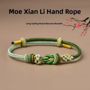 Handcrafted Gold Accented Couple Bracelets Woven with Beads Adjustable Love Knots Red String DIY Fashion Jewelry Gifts