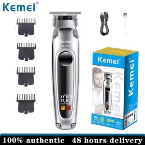 Kemei Mens Hair Clipper Rechargeable Motor Zero Gap Hair Clipper KM2261