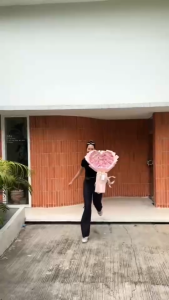 ช่อเปล่าหัวใจ (30ใบ)