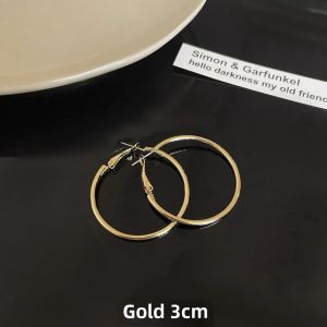 GUOQI | Luxurious Simple Hoop Earrings S925 Silver