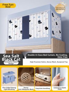 LANWUXUAN | No Installation Full Enclosure Canopy For Bunk Bed Single Use