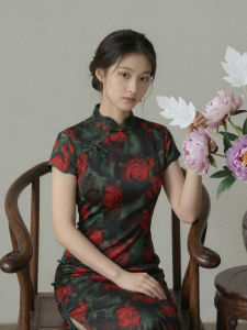 Floral Retro Breathable Womens Cheongsam