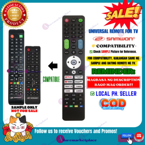 Samwon Smart TV Remote Ready to Use Universal TV Remote for SAMWON TV Remote [**Mag Basa B4 Umorder**]SAMWON ACEMAX alluremarketplace 2ND
