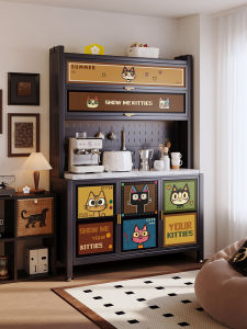 MEISD | Retro Style Kitchen Shelving Unit Iron Multi-Layer