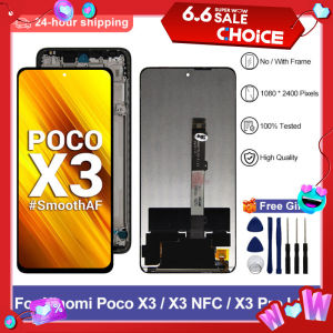 6.67" For Xiaomi POCO X3 Pro Display LCD Touch Screen For POCO X3 NFC LCD Digitizer Assembly POCO X3 Display M2102J20SG