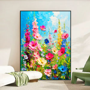 Diamond Painting Gassan Flower 2025 Mới Nổi Bật Trong Phòng Khách Mô Hình Hoa Nghệ Thuật Dệt Lưới Toàn Bộ Đồ Trang Trí Nhà