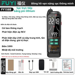 FUYI | Đồng Hồ Đo Điện Tử Sạc Tự Động Cao Cấp Bảo Vệ Thông Minh