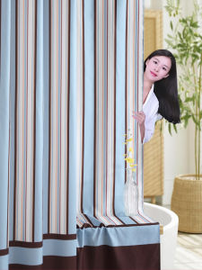 DAISHI | Thickened Waterproof Anti-mildew Soft Flannel Bath Curtain
