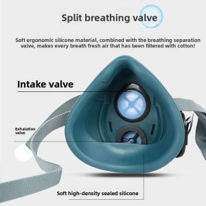 MONLEYTA | Authentic German Dustproof Mask Industrial Particle Protection Face Shield Decorative Particle Filter Mouth Nose Cover Mask