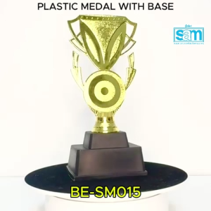 SM015 Plastic Trophy Screw Medal (Hadiah Sukan Sekolah Dan Anugerah Cemerlang) Piala Cenderahati.