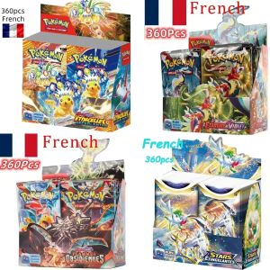 Takara Tomy | 360P French Pokémon TCG: Ecarlet & Violet Etsncelles Astral Radiance Obsidian Flames Booster Box Pokémon Cards Game 36 Pack Box