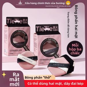 AMORTALS(尔木萄) | AMORTALS Double Sided Air Cushion Blender Beauty Sponge Dual Strap Setting Powder Puff Dry Wet Use Foundation Liquid Concealer