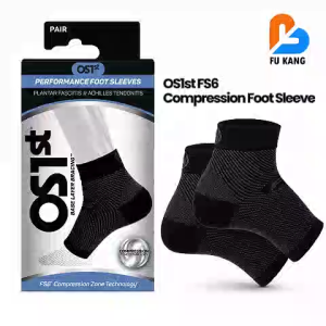 OS1st FS6 Compression Foot Sleeve Pair | Plantar Fasciitis Heel Pain Arch Support | Ready Stock SG