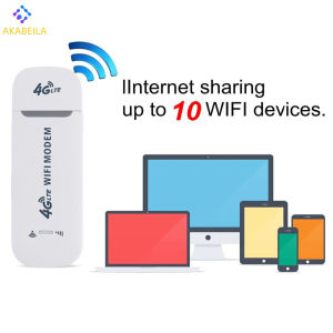 🔥AKABEILA🔥 อินเตอร์เน็ตไร้สายแบบพกพา USB mobile card portable WiFi  4G network Portable เหมาะสำหรับโทรศัพท์มือถือ คอมพิวเตอร์ และแท็บเล็ต
