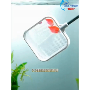 Luka😊 พร้อมส่ง💯 กระชอนตักปลา ด้ามยืดหดได้ ทำเป็นที่พักปลา ด้ามสแตนเลส กระชอนตักปลา2in1 ที่ตักปลา