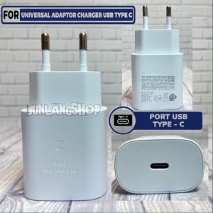 Adapter Charger Batok Samsung 25W Type C Original Adaptor Kepala Fast Charging For A54 A53 A33 A34