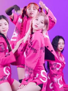 New Womens Kpop Dance Performance Suit Stage Jacket Set Pink Jazz Performance Costume Polyester Material Ethnic Stage Wear