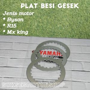 plat besi gesek kopling motor yamaha Byson R15 Mx king
