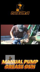 Nasara Manual Grease Gun Hand Lever Action Flexible Hose / Bracing Grease Pump / Gris Pam / 黄油枪